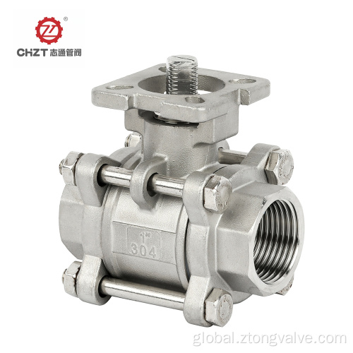 Ball Valves 3PC ball valve with platform Manufactory